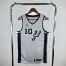 San Antonio Spurs Basketball #10 Jeremy Sochan Gray 2024 Swingman Player