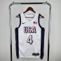 USA Basketball #4 Stephen Curry White 2024 Swingman Player