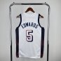 USA Basketball #5 Anthony Edwards White 2024 Swingman Player