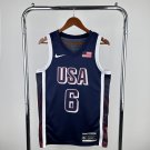 USA Basketball #6 Lebron James Navy 2024 Swingman Player