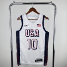 USA Basketball #10 Jayson Tatum White 2024 Swingman Player