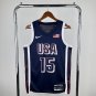 USA Basketball #15 Devin Armani Booker Navy 2024 Swingman Player