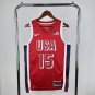 USA Basketball #15 Devin Armani Booker Red 2024 Swingman Player