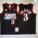 Allen Iverson #3 Philadelphia 76ers Black