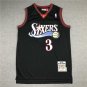 Allen Iverson #3 Philadelphia 76ers Black