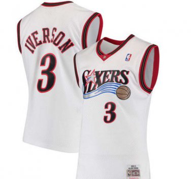 ALLEN IVERSON SIXERS THROWBACK