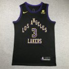 Anthony Davis #3 Los Angeles Lakers Black