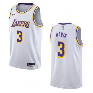 ANTHONY DAVIS LAKERS WHITE SWINGMAN EDITION