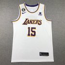 Austin Reaves #15 Los Angeles Lakers White