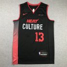Bam Adebayo #13 Miami Heat Culture Black
