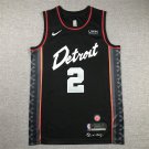 Cade Cunningham #2 Detroit Pistons Black