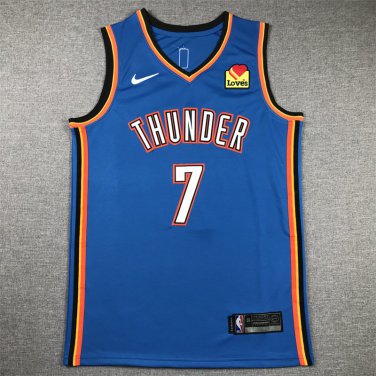 Chet Holmgren #7 Oklahoma City Thunder Blue
