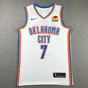 Chet Holmgren #7 Oklahoma City Thunder White