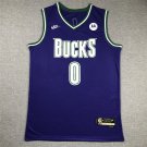 Damian Lillard #0 Milwaukee Bucks Purple