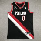 Damian Lillard #0 Portland Trail Blazers Black