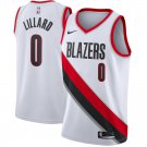DAMIAN LILLARD TRAIL BLAZERS WHITE BLAZER CITY EDITION