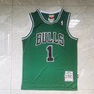 Derrick Rose #1 Chicago Bulls Green