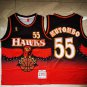 Dikembe Mutombo #55 Atlanta Hawks Red