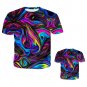 Fashion Mens Funny Gun Wolf 3D Print T-Shirt Casual Short Sleeve Tops Tee Summer