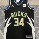 Giannis Antetokounmpo #34 Milwaukee Bucks Black