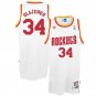 HAKEEM OLAJUWON HOUSTON ROCKETS 1993 WHITE RETRO
