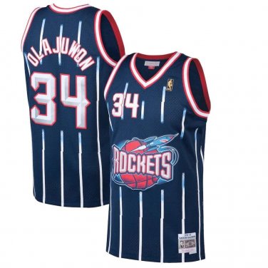 HAKEEM OLAJUWON HOUSTON ROCKETS RETRO