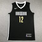 Ja Morant #12 Memphis Grizzlies Black