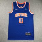 Jalen Brunson #11 New York Knicks Blue