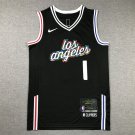 James Harden #1 LA Clippers Black