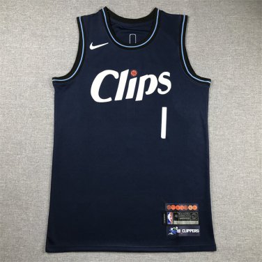 James Harden #1 LA Clippers Navy