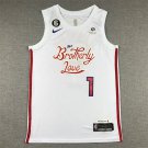 James Harden #1 Philadelphia 76ers White