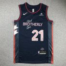 Joel Embiid #21 Philadelphia 76ers Navy