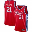 JOEL EMBIID RED PHILADELPHIA 76ERS 2020 21 STATEMENT EDITION
