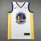 Jordan Poole #3 Golden State Warriors White
