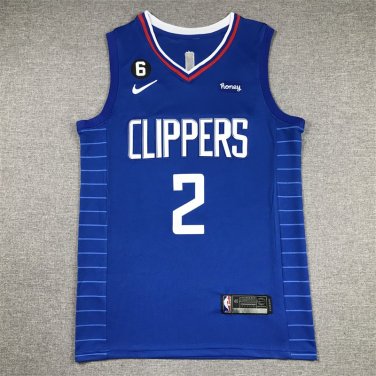 Kawhi Leonard #2 Los Angeles Clippers Blue
