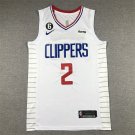 Kawhi Leonard #2 Los Angeles Clippers White