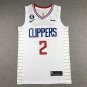 Kawhi Leonard #2 Los Angeles Clippers White