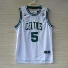Kevin Garnett #5 Boston Celtics White