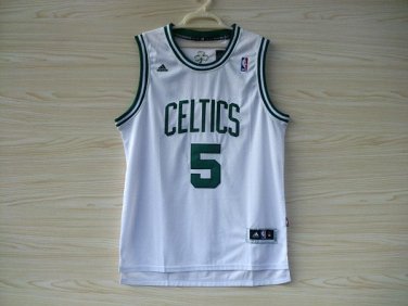 Kevin Garnett #5 Boston Celtics White