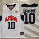 Kobe Bryant #10 USA White