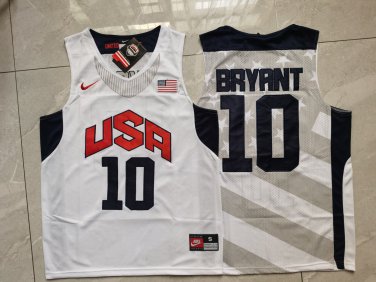 Kobe Bryant #10 USA White