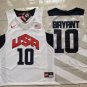 Kobe Bryant #10 USA White