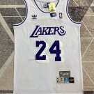 Kobe Bryant #24 Los Angeles Lakers White