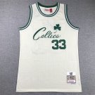 Larry Bird #33 Boston Celtics Cream