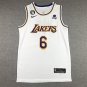 Lebron James #6 Los Angeles Lakers White