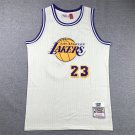 LeBron James #23 Los Angeles Lakers Cream