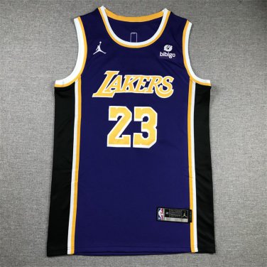 LeBron James #23 Los Angeles Lakers Purple