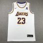 LeBron James #23 Los Angeles Lakers White