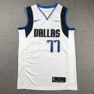 Luka Doncic #77 Dallas Mavericks White