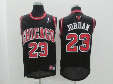 Michael Jordan #23 Chicago Bulls Black Alternate